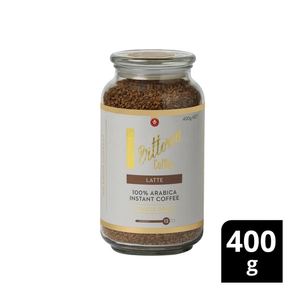 Vittoria Freeze Dried Latte Instant Coffee 400g