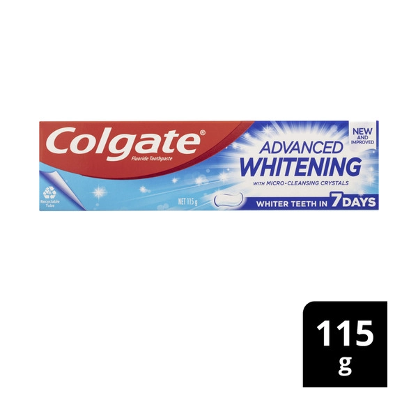 Colgate Advanced COLGATE ADVANCED WHITENING TOOTHPASTE 115GRAM 