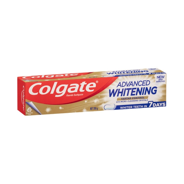 Colgate Advanced Whitening & Tartar Toothpaste  200g