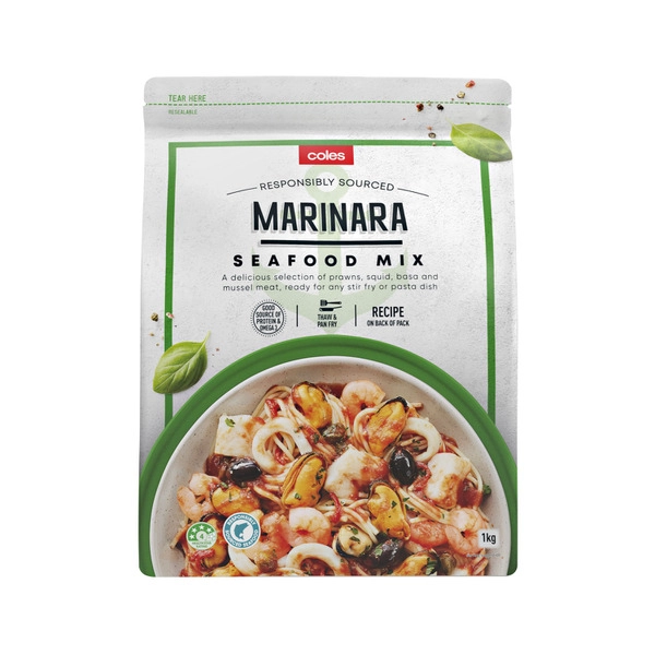 Coles Marinara Seafood Mix 1kg