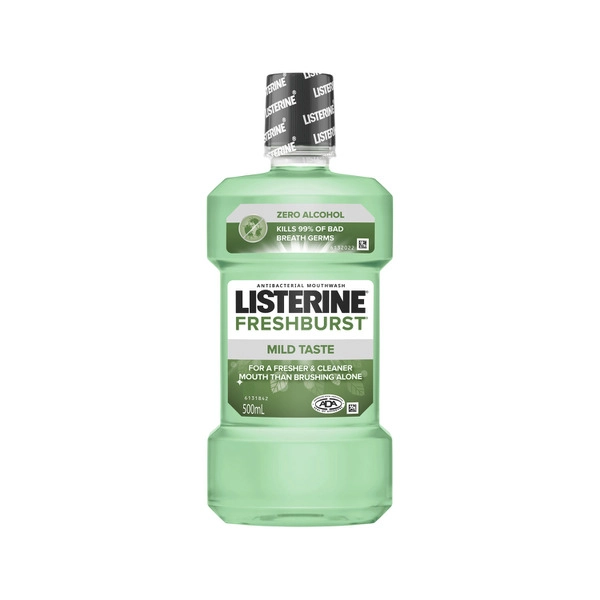 Listerine Freshburst Zero Mouthwash 500mL