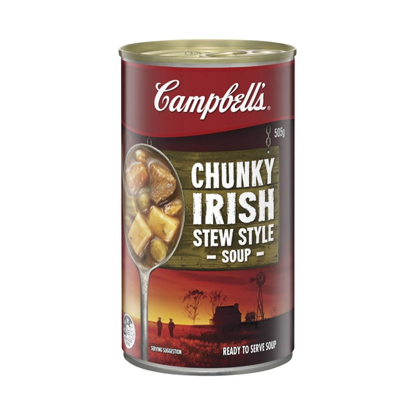 Campbells Chunky CAMPBELLS CHUNKY SOUP 505G:IRISH LAMB STEW:.:505 GRAM 