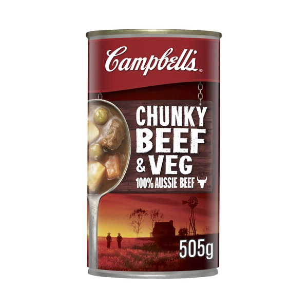 Campbell's Chunky Soup Can Beef & Veg 505g