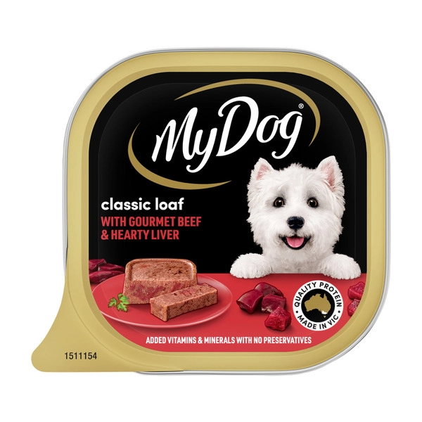 My Dog Adult Wet Dog Food Beef Liver Tray 100g