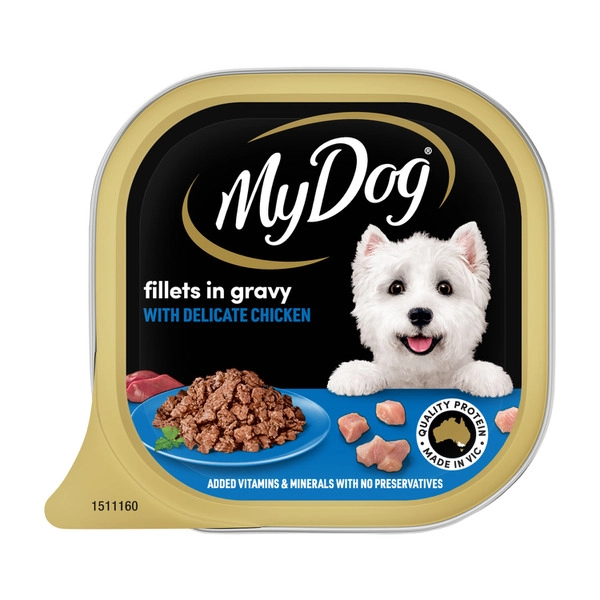 My Dog Adut Wet Dog Food Chicken Fillets In Gravy Tray 100g