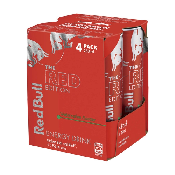 Red Bull Energy Drink Watermelon 4X250mL 4 pack