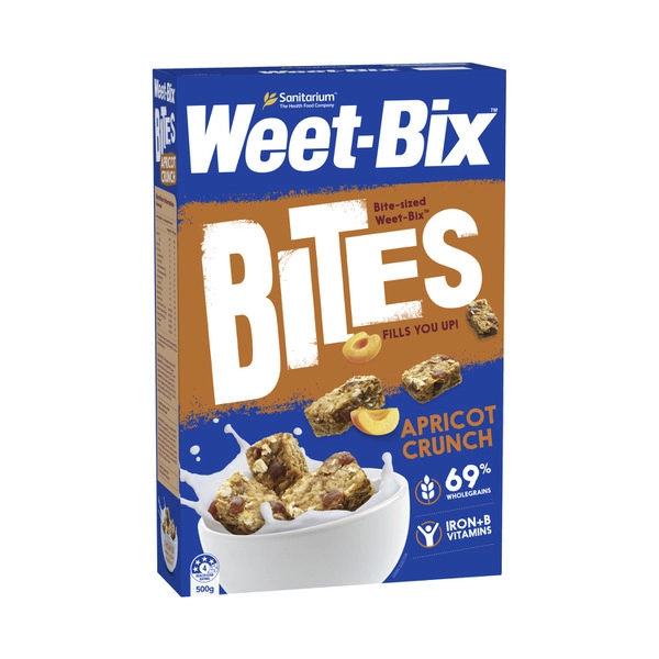 Sanitarium Weet Bix Bites Cereal Apricot 500g