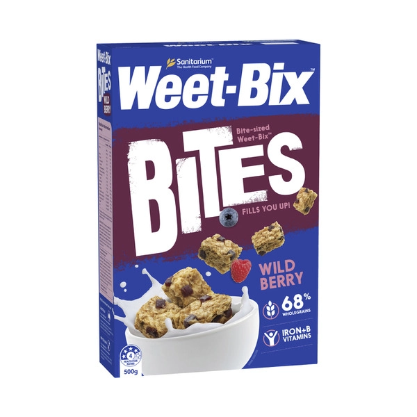 Sanitarium Weet-Bix Bites Wild Berry Cereal 500g