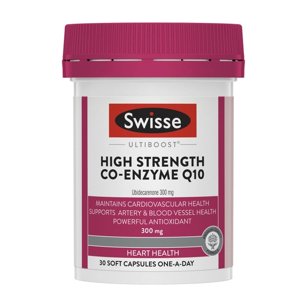 Swisse Ultiboost High SWISSE ULTIBOOST HIGH STRENGTH CO-ENZYME CAPSULES 30PACK 