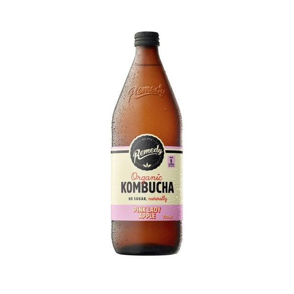 Remedy Kombucha Pink Lady Apple 750mL