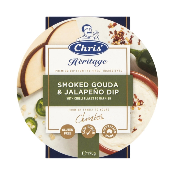 Chris' Heritage Smoked Gouda & Jalapeno 170g