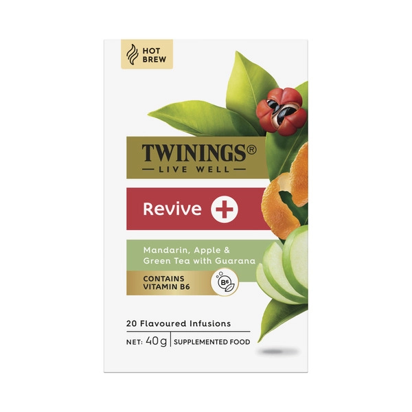 Twinings Live Well Revive Tea Bags 20 pack