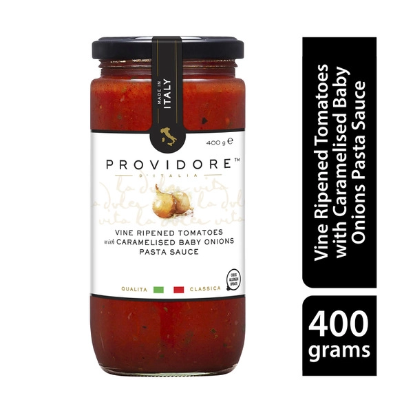 Providore Vine Ripened Tomato And Caramelised Onion Pasta Sauce 400g