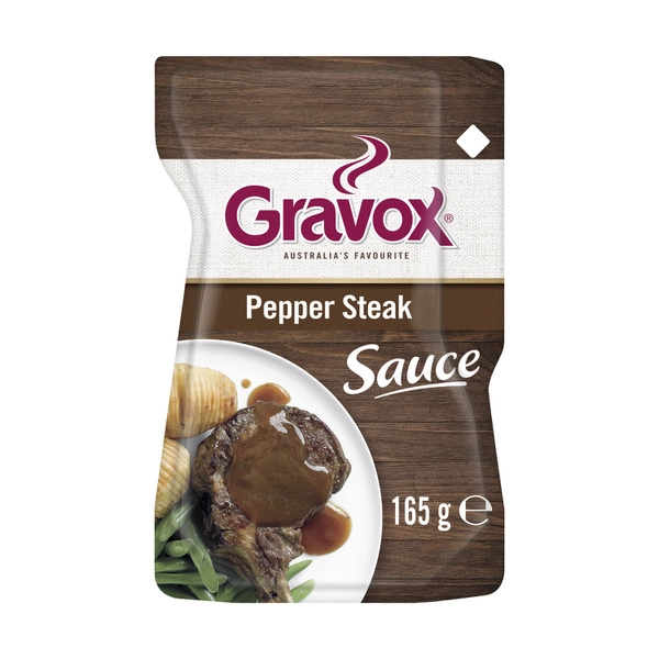 Gravox Pepper Steak Sauce Liquid Pouch 165g