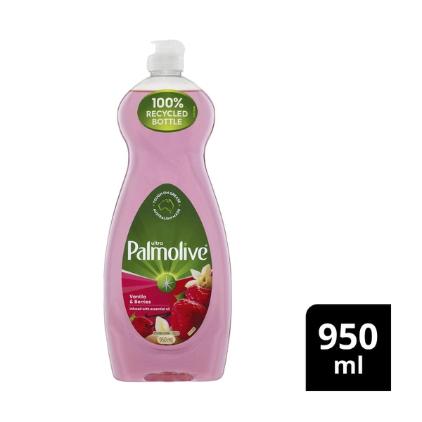 Palmolive Ultra Strength Concentrate Dishwashing Liquid Vanilla & Berries 950mL