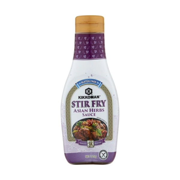 Kikkoman Gluten Free Sauce Stir Fry Asian Herb 225g