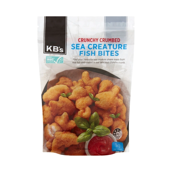 Kb's Sea Creature KB'S SEA CREATURE CRUMBED FISH BITES 1KG 