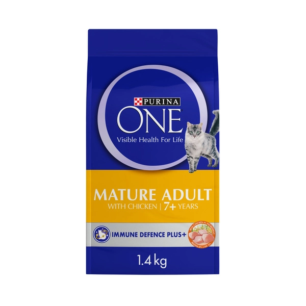 Purina One Senior 7+ Dry Cat Food Chicken 1.4kg