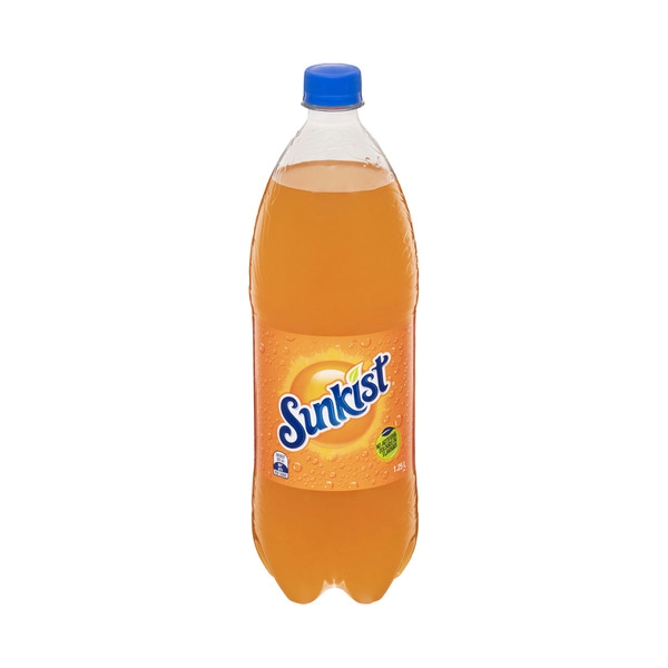 Sunkist Orange Soft Drink Bottle 1.25L