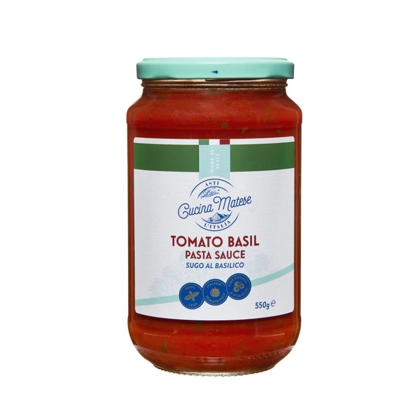 Cucina Matese Basilico Pasta Sauce 550g