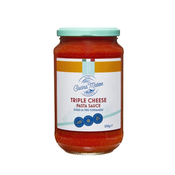 Cucina Matese Triple Cheese Pasta Sauce 550g