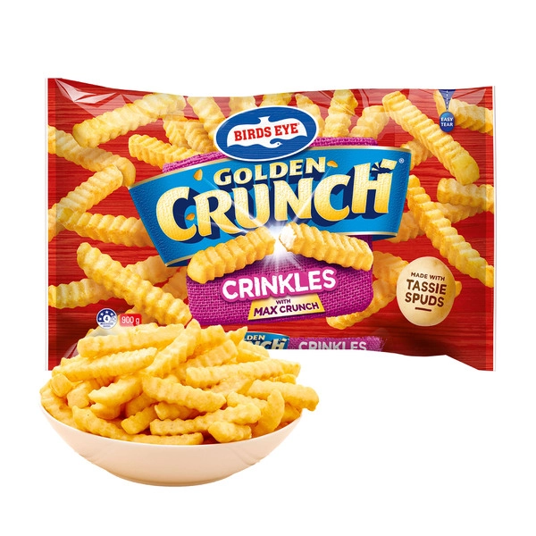 Birds Eye Golden Crunch Crinkle Cut Chips 900g