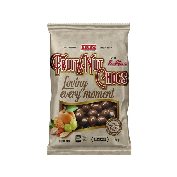 Menz Choc Fruit & Nut With Fruchocs 150g