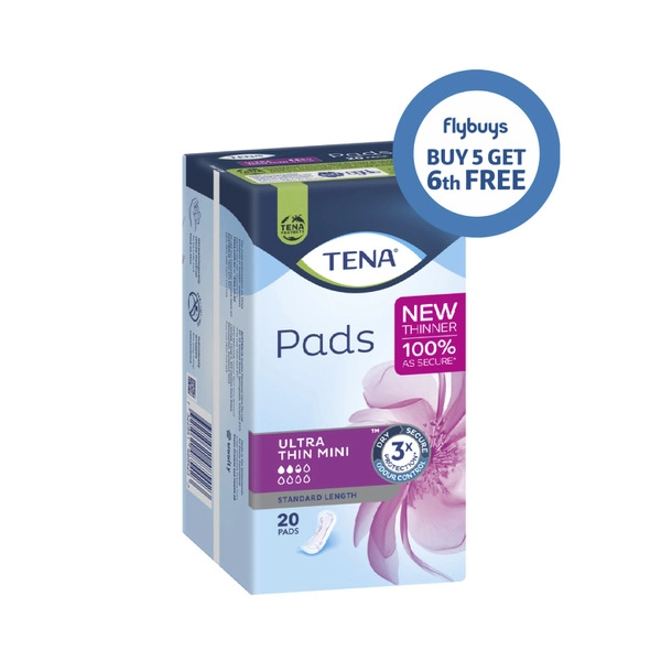 Tena Ultra Thin Standard Length Incontinence Pads 20 pack