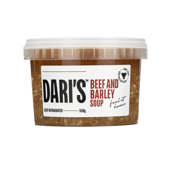 Dari's Beef & Barley Soup 550g