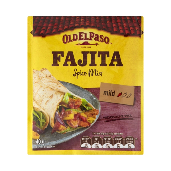 Old El Paso Spice Mix Fajita 40g