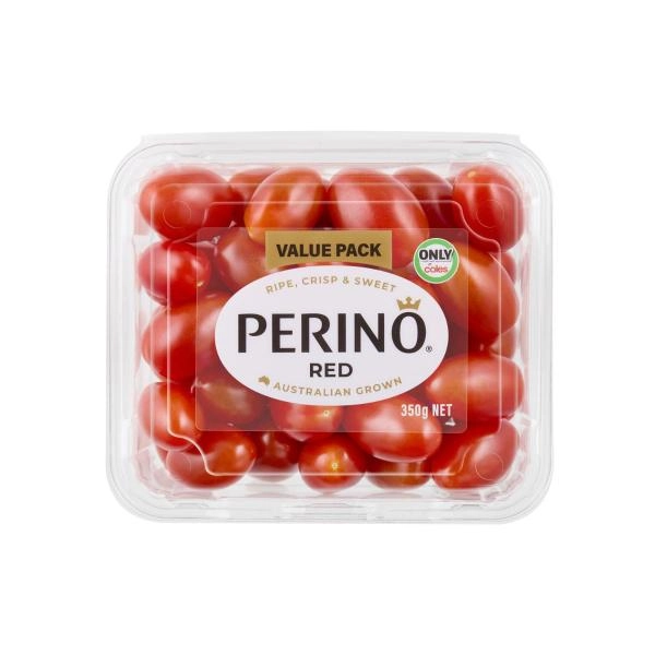 Coles Perino Red Grape Tomatoes 350g