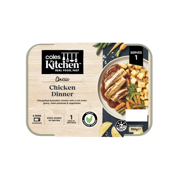 Coles Kitchen Chicken Dinner 350g