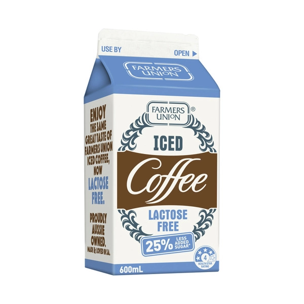 Farmers Union Iced Coffee Lactose Free  600mL