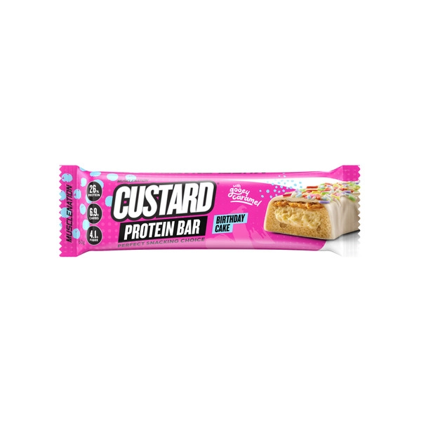 Muscle Nation Custard Protein Bar Birthday Cake 60g