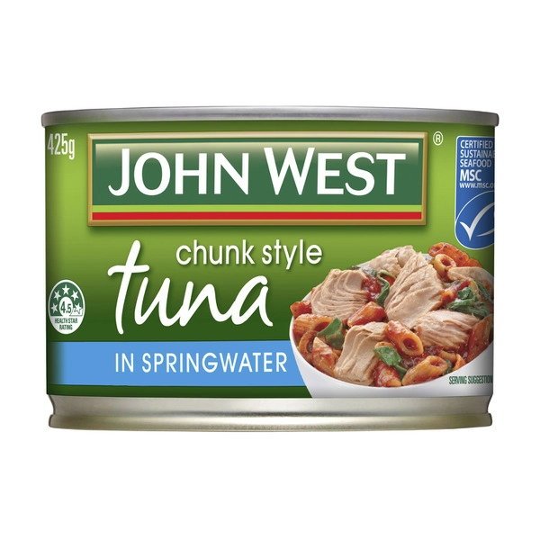 John West Chunk Style Tuna in Springwater 425g