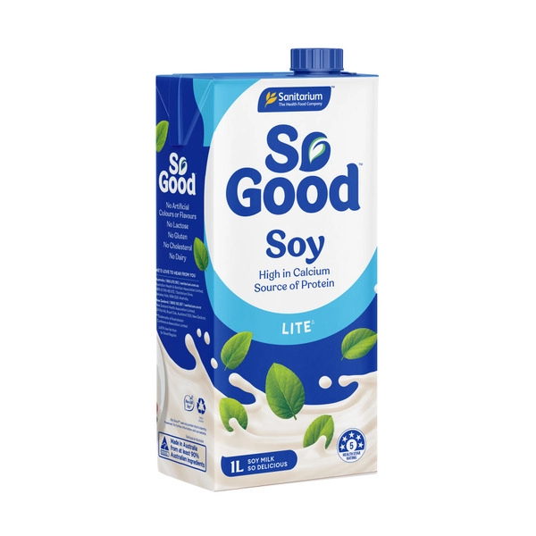 Sanitarium So Good Long Life Lite Soy Milk 1L 1L