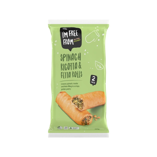 Coles I'M Free From Spinach & Ricotta Roll 320g