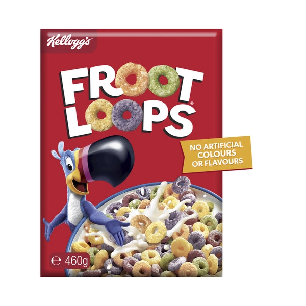 Kellogg's Froot Loops Breakfast Cereal 460g