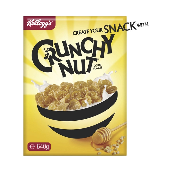 Kellogg's Crunchy Nut KELLOGG'S CRUNCHY NUT CORN FLAKES BREAKFAST CEREAL 640G 