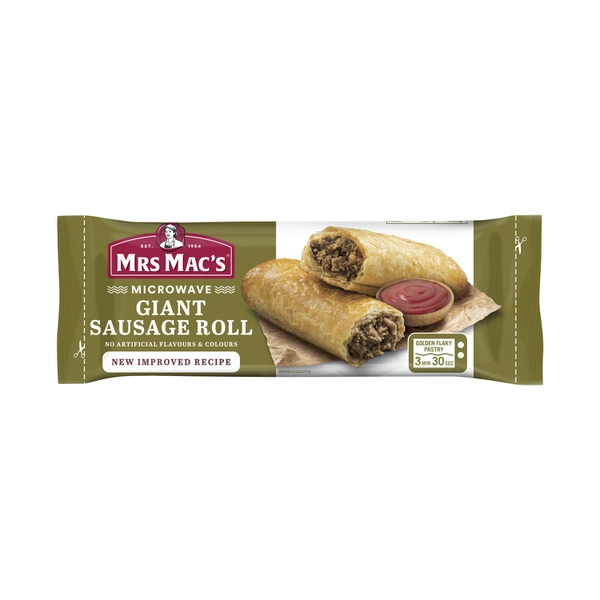 Mrs Mac's Microwaveable Sausage Roll 175g