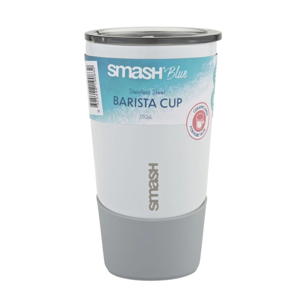 Smash Blue Stainless Steel Barista Cup 350mL 1 each