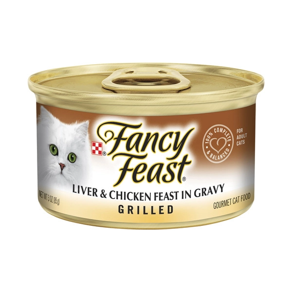 Fancy Feast Classic Cat Food Tender Chicken & Liver 85g