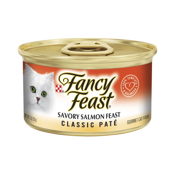 Fancy Feast Classic Savoury Salmon Cat Food 85g