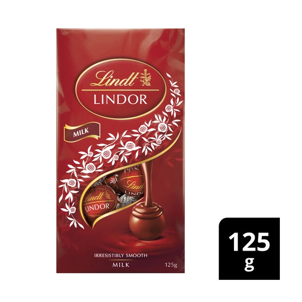 Lindt Lindor Milk Chocolate Bag 125g