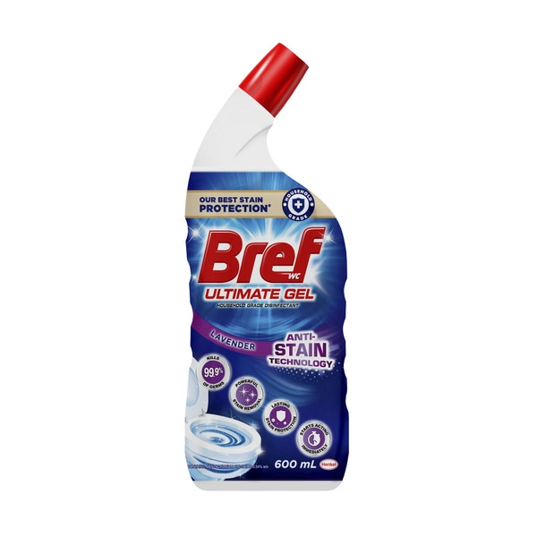 Bref Ultimate Gel Toilet Cleaner Anti-Stain Technology 600mL