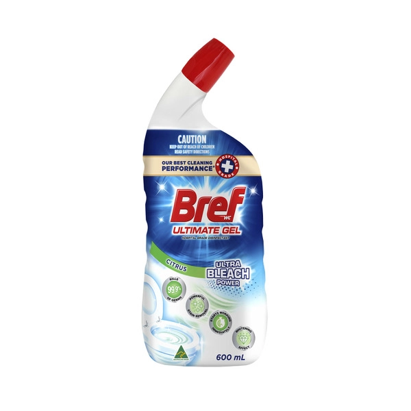 Bref Ultimate Gel Toilet Cleaner Ultra Bleach Power 600mL