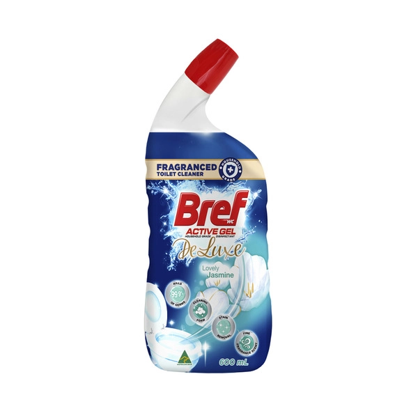 Bref Power Active Gel Toilet Cleaner Lovely Jasmin 600mL