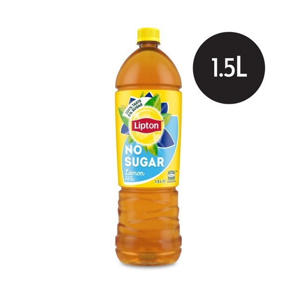 Lipton Ice Tea Drink LIPTON ICE TEA DRINK 1.5 LITRE:LEMON NO SUGAR:.:1.5 LITRE 