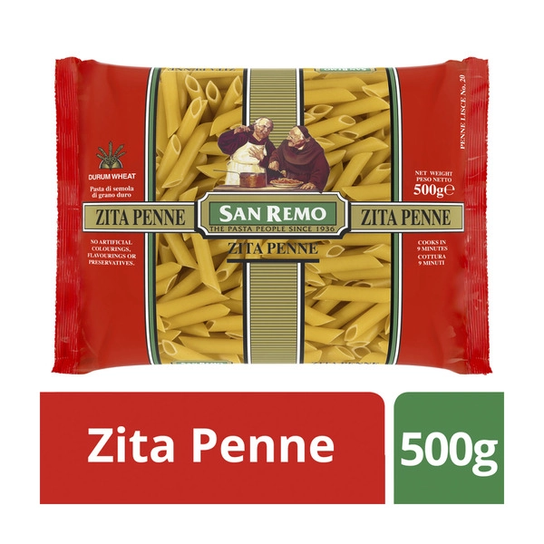 San Remo Penne Zita Pasta No 20 500g