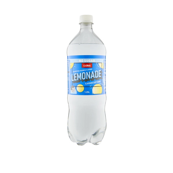 Coles Soft Drink Lemonade Diet 1.25L